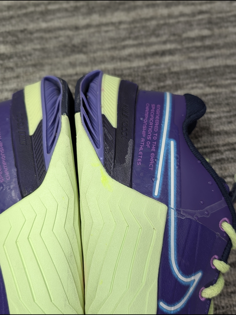 Men's Nike Metcon 8 AMP - Purple/Green - Size 10 MEN DV1206-500 - Picture 6 of 9